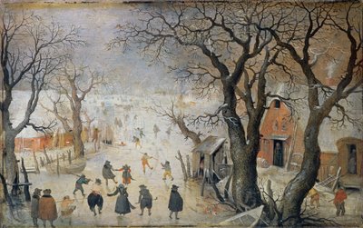 Winter Scene by Hendrick Avercamp